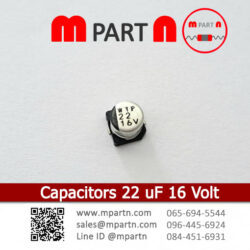 Capacitors 22 uF 16 Volt