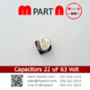 Capacitors 22 uF 63 Volt