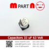 Capacitors 33 uF 63 Volt