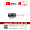 Capacitors 330 uF 35 Volt