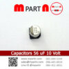 Capacitors 56 uF 10 Volt