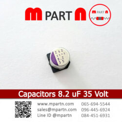 Capacitors 8.2 uF 35 Volt