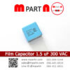 Film Capacitor 1.5 uF 300 VAC