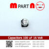 Capacitors 100 uF 16 Volt