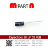 Capacitors 10 uF 35 Volt
