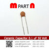 Ceramic Capacitor 0.1 uF 50 Volt