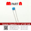 Ceramic Capacitor 0.1 uF 630 Volt