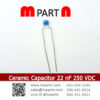 Ceramic Capacitor 22 nF 250 VDC