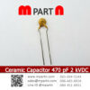 Ceramic Capacitor 470 pF 2 kVDC
