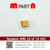 Tantalum SMD 10 uF 16 VDC