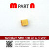 Tantalum SMD 100 uF 6.3 VDC
