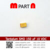 Tantalum SMD 150 uF 10 VDC