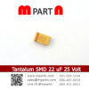 Tantalum SMD 22 uF 25 Volt