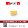 Tantalum SMD 330 uF 6.3 VDC