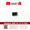 Tantalum SMD 47 uF 16 VDC