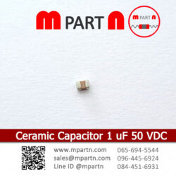 Ceramic Capacitor 1 uF 50 VDC