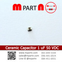 Ceramic Capacitor 1 uF 50 VDC