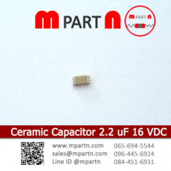 Ceramic Capacitor 2.2 uF 16 VDC