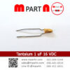 Tantalum 1 uF 16 VDC