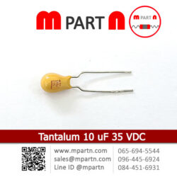 Tantalum 10 uF 35 VDC