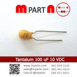 Tantalum 100 uF 10 VDC