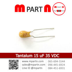 Tantalum 15 uF 35 VDC