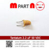 Tantalum 2.2 uF 50 VDC