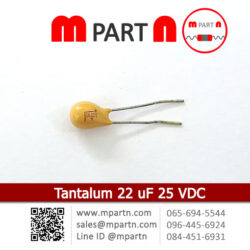 Tantalum 22 uF 25 VDC
