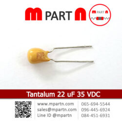 Tantalum 22 uF 35 VDC