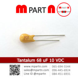 Tantalum 68 uF 10 VDC