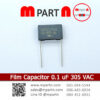Film Capacitor 0.1 uF 305 VAC