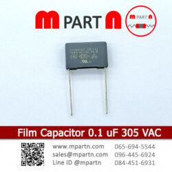 Film Capacitor 0.1 uF 305 VAC