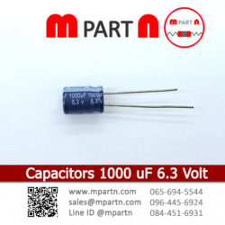 Capacitors 1000 uF 6.3 Volt