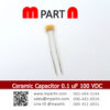 Ceramic Capacitor 0.1 uF 100 VDC