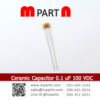 Ceramic Capacitor 0.1 uF 100 VDC