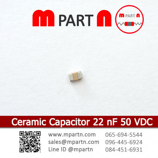 Ceramic Capacitor 22 nF 50 VDC Ceramic Capacitor 22 nF 50 VDC