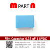 Film Capacitor 0.33 uF 1 KVDC