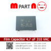 Film Capacitor 4.7 uF 310 VAC