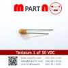 Tantalum 1 uF 50 VDC