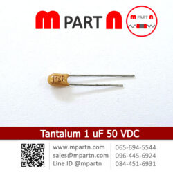 Tantalum 1 uF 50 VDC