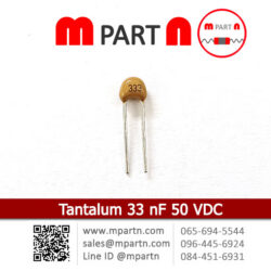Tantalum 33 nF 50 VDC