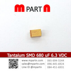 Tantalum SMD 680 uF 6.3 VDC