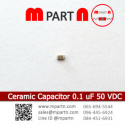 Ceramic Capacitor 0.1 uF 50 VDC