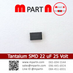 Tantalum SMD 22 uF 25 Volt