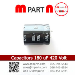 Capacitors 180 uF 420 Volt