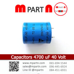 Capacitors 4700 uF 40 Volt