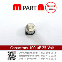 Capacitors 100 uF 25 Volt