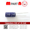 Capacitors 330 uF 35 Volt