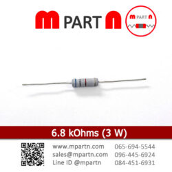 6.8 kOhms (3 W)