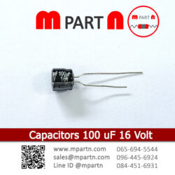 Capacitors 100 uF 16 Volt